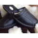 Slipper, Leather (size : UK44)